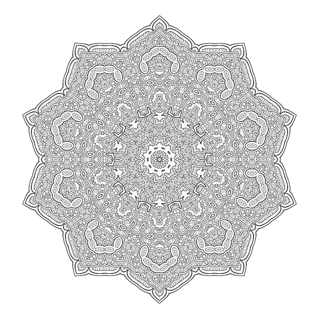 elegante mandala-vector voor ontwerp