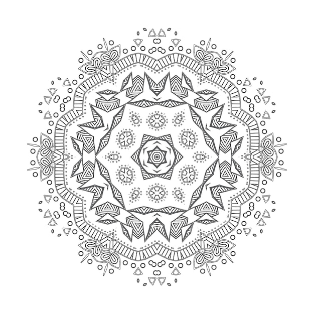 elegante mandala-vector voor ontwerp