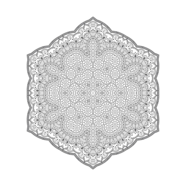 elegante mandala-vector voor ontwerp