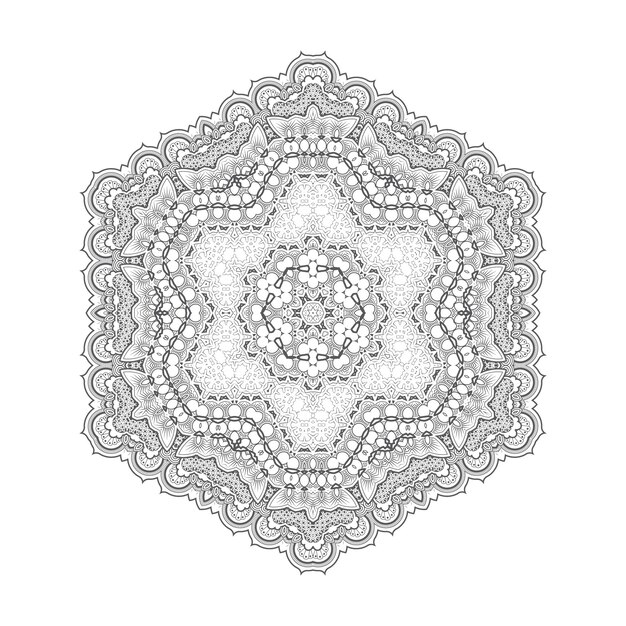 elegante mandala-vector voor ontwerp