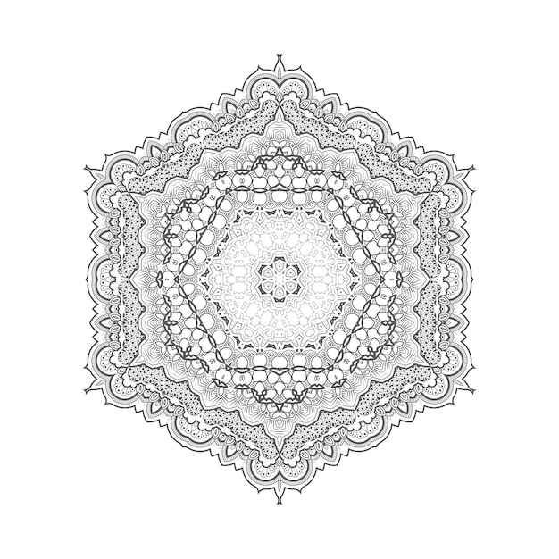 elegante mandala-vector voor ontwerp