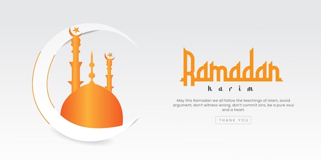 Elegante ramadan kareen illustratie