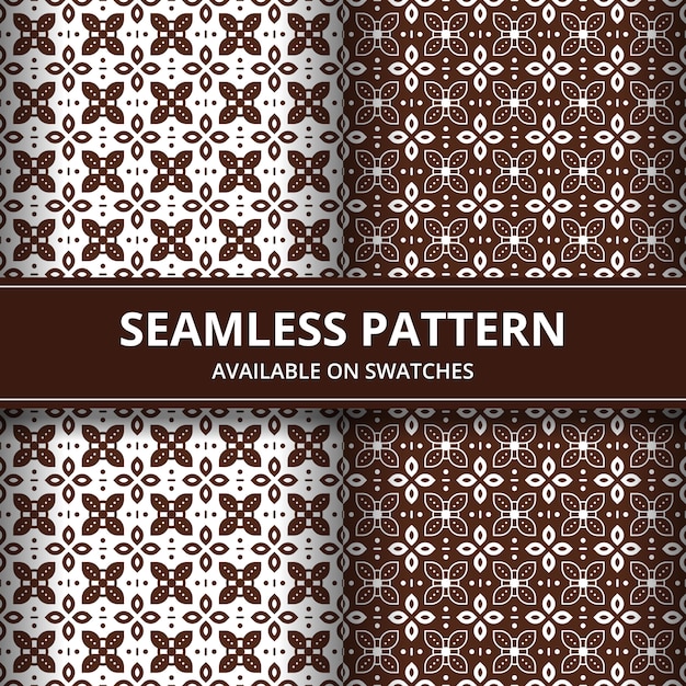 Elegante traditionele batik naadloze patroon achtergrond. luxe en klassiek motief voor achtergrondbehang.