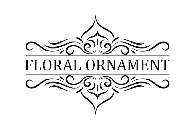 elegante vector kalligrafische decoratieve ornamentele elementen set bloemige decoratieve verdelers set ontwerp