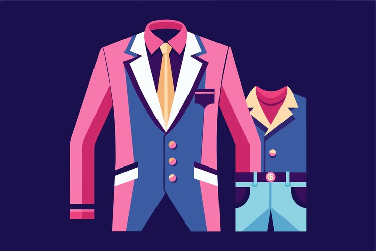 Vector elegants pants and suits