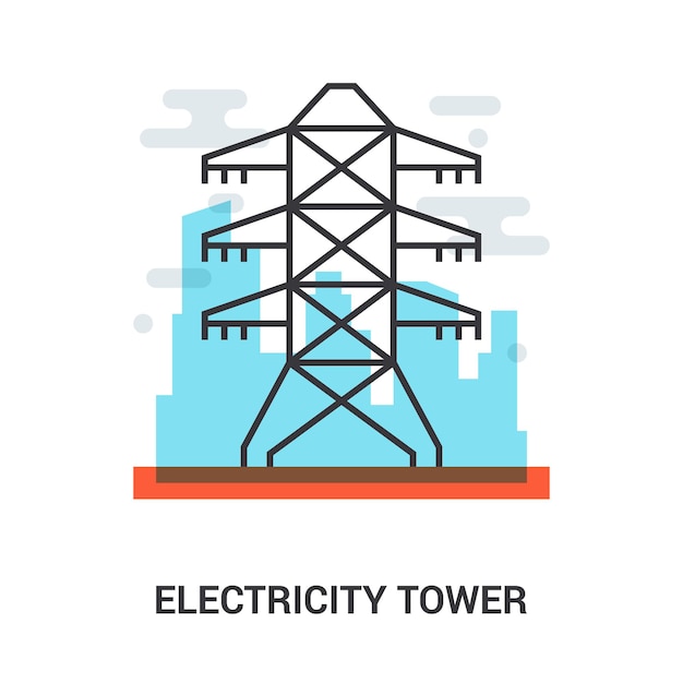 Elektriciteitstoren concept