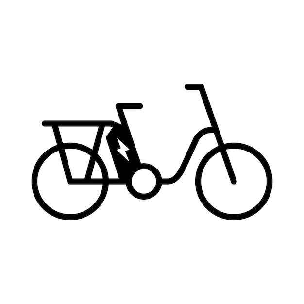 Elektrische fiets Icoon Elektrische fiets