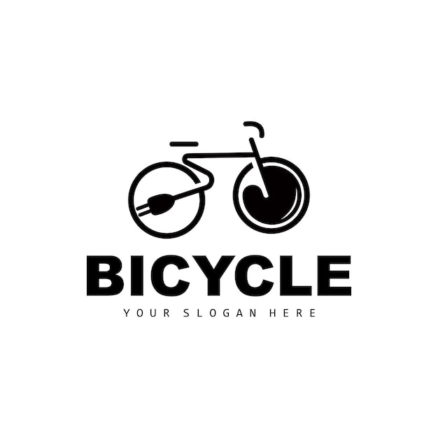 Elektrische Fiets Logo Voertuig Ontwerp Sport Fiets Vector Fiets Sjabloon Pictogram Illustratie