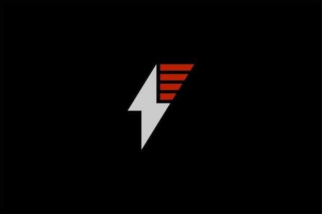 Elektrische industrie logo ontwerp elektriciteitscentrales bliksem pictogram symbool illustratie engineering technologie