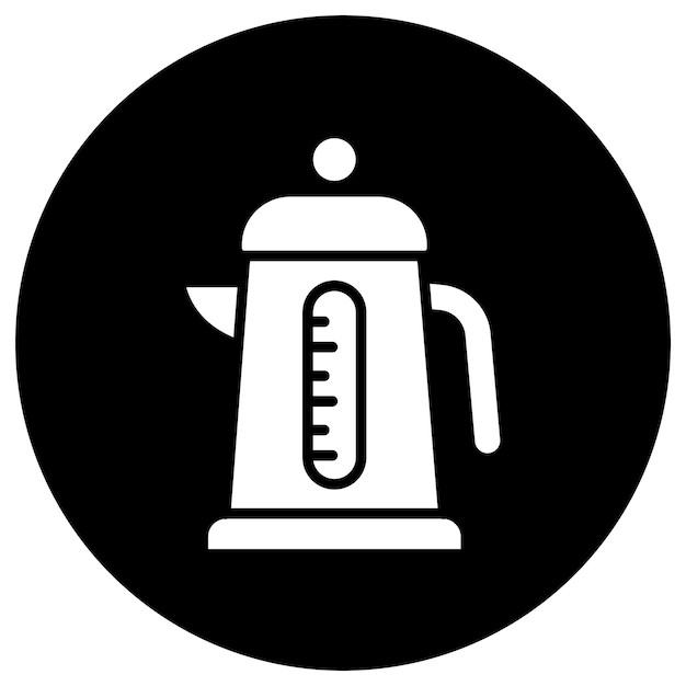 Elektrische ketel Vector Icon Design Illustratie