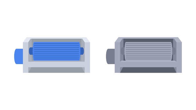 Vector elektrische ventilatoren vector illustratie ventilator geïsoleerd op een witte achtergrond