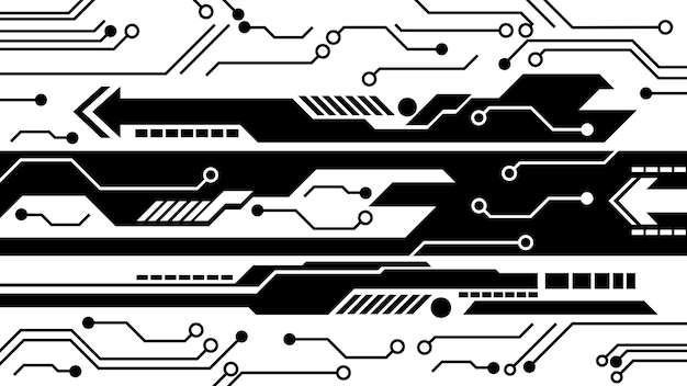 Elektronische Circuit Achtergrond