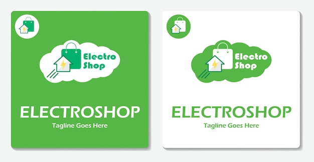 Elektronische elektrische winkel logo pictogram eenvoudig vector plat ontwerp