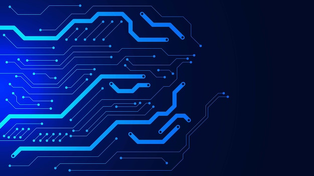 Elektronische printplaat textuur achtergrond voor technologie concept