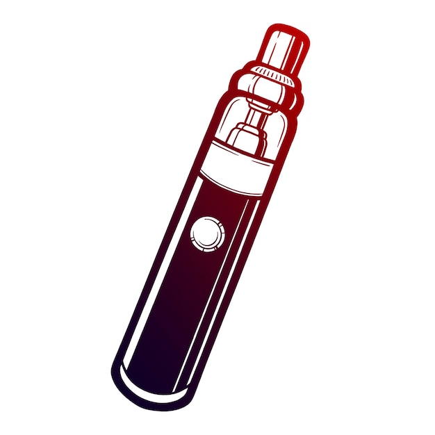 Elektronische sigaret vape vector icon