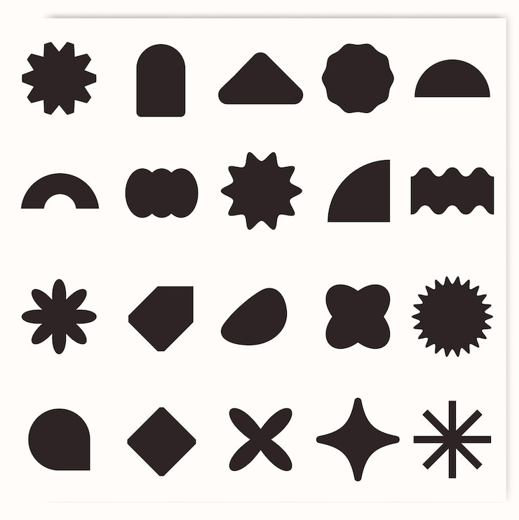 Vector element geometrische vormen