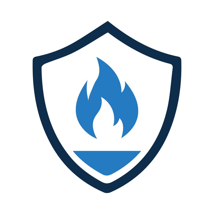 Vector elemental resistant protect iconsimple color vector
