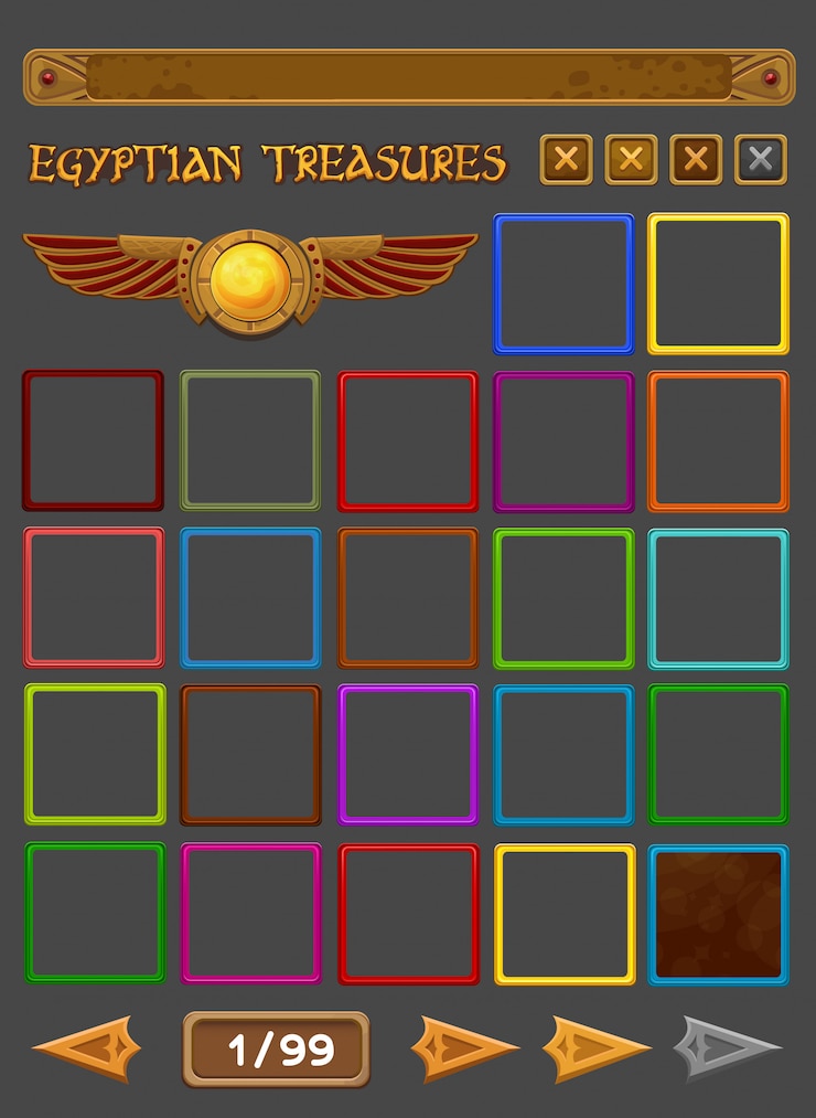 Elementen voor slots game