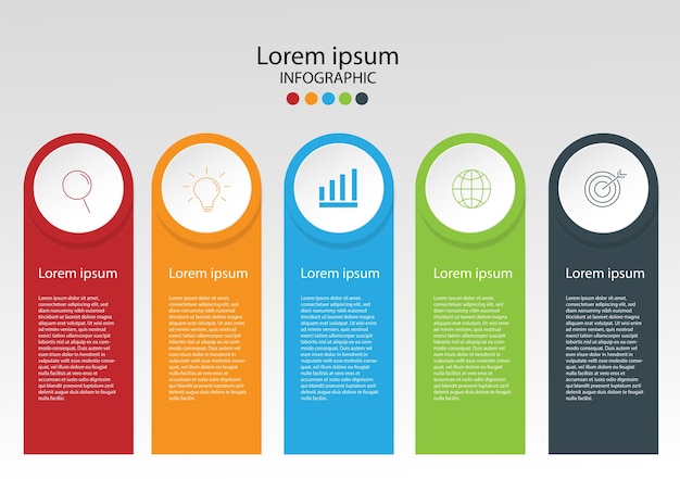 Vector elements for business infographics