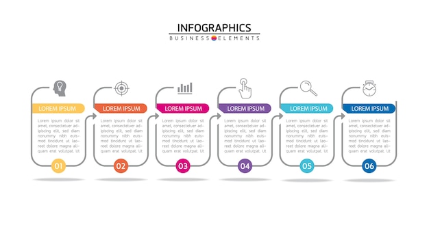 Elements for infographic presentation and chart