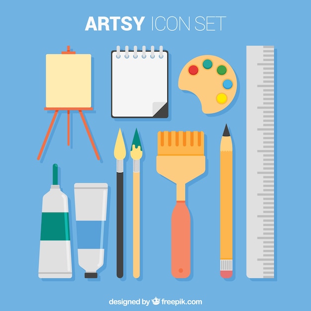 Vector elements for painting