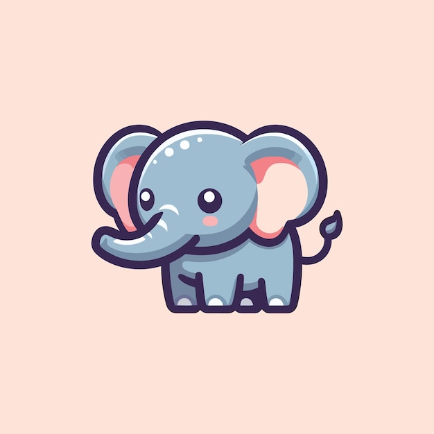 Elephant Cartoon Illustration