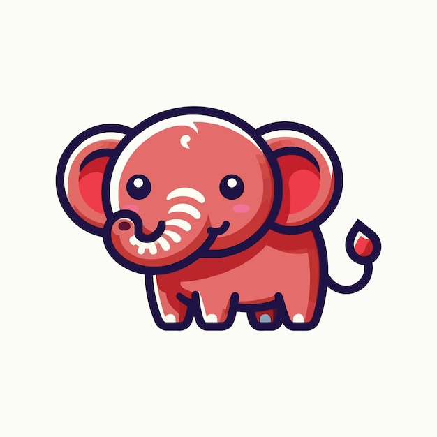 Elephant Cartoon Illustration