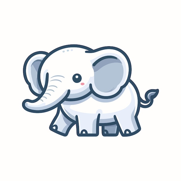 Elephant Cartoon Illustration