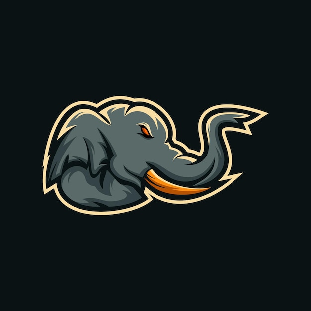 Vector elephant esports logo