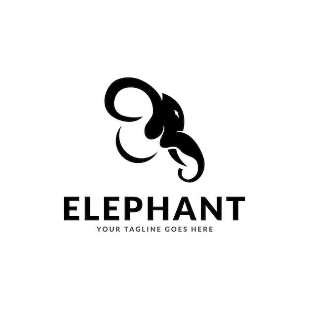 elephant head logo design inspiration