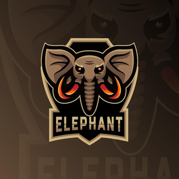 Elephant head mascot