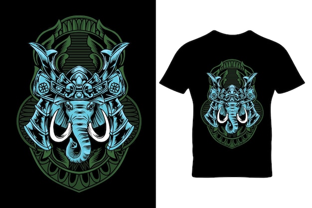 elephant head with japanese style