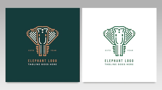 Elephant logo design vector template and Illustration