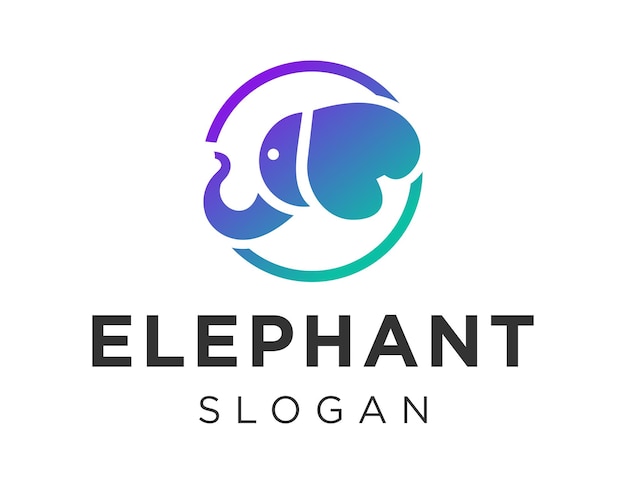 elephant logo design