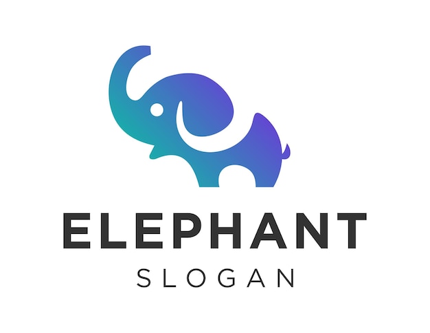 elephant logo design