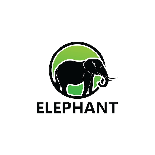 Elephant Logo Template Design Vector