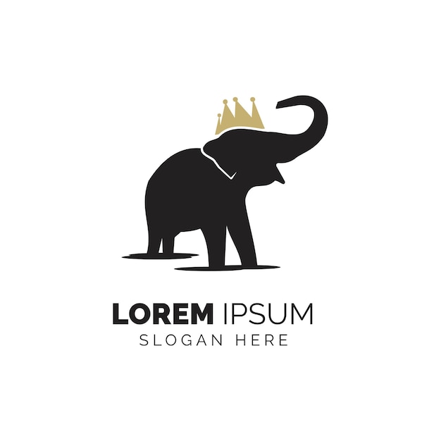 Elephant logo template