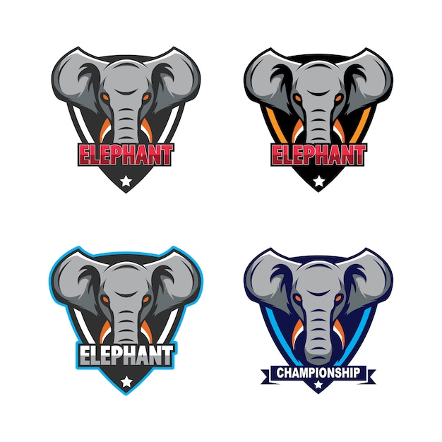 Elephant logo template