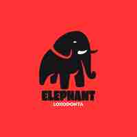 Vector elephant logo2