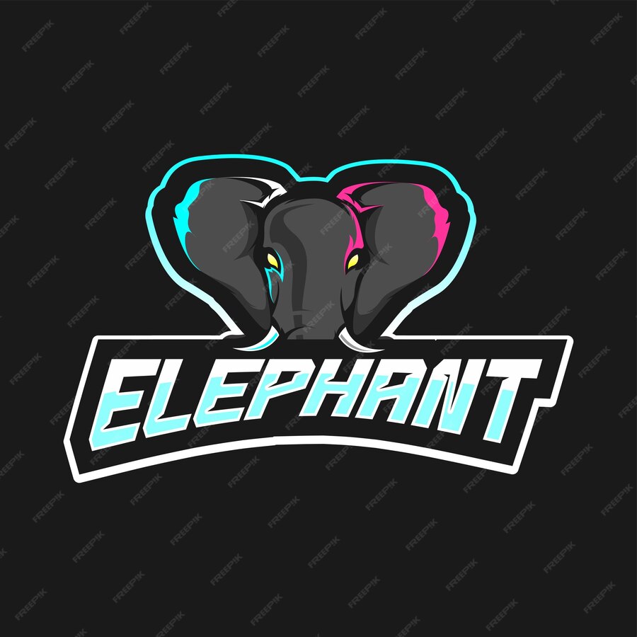 Premium Vector | Elephant Mascot Sport Logo Vector Template