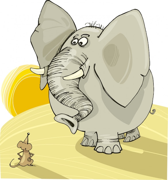 Elephant and mouse