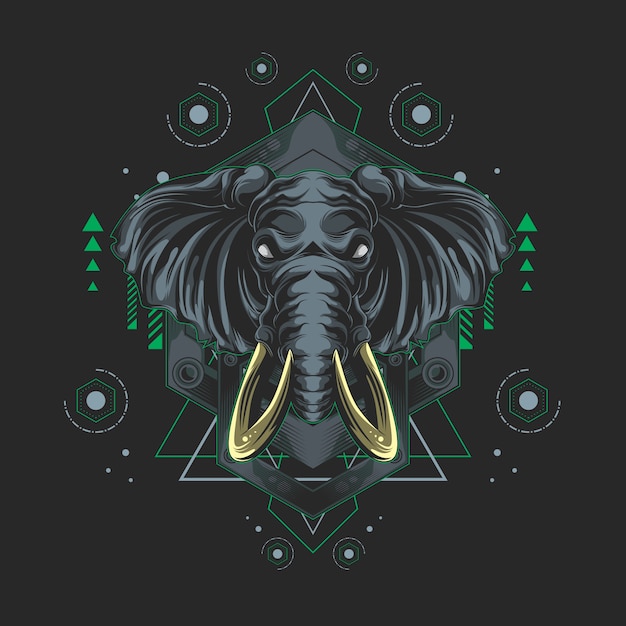 elephant sacred geometry