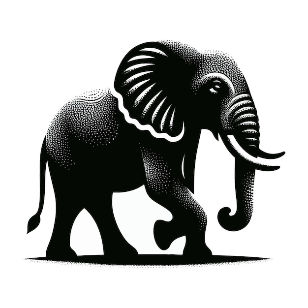 Elephant Silhouette Vector