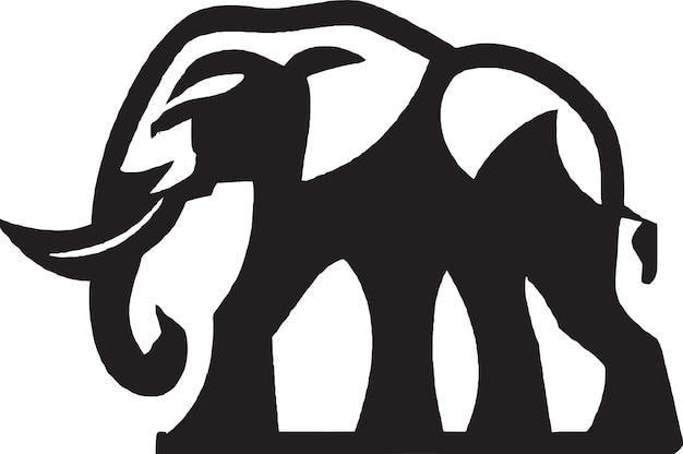 Икона рисунка с эскизом слона