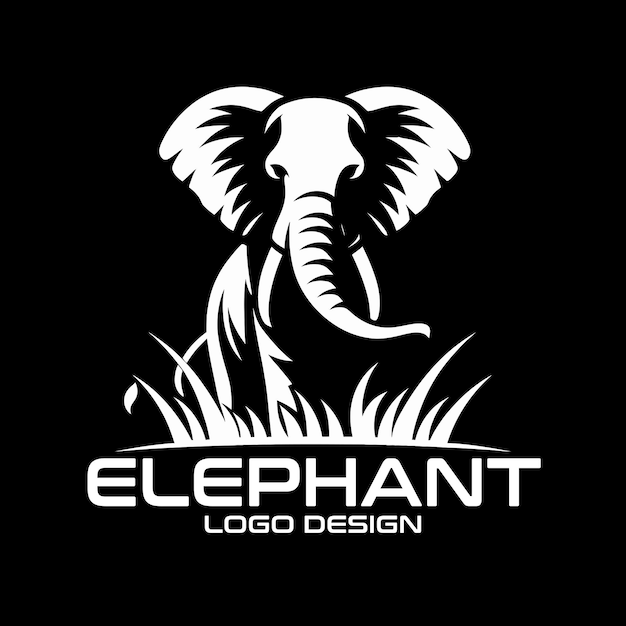 Вектор Дизайн логотипа elephant vector