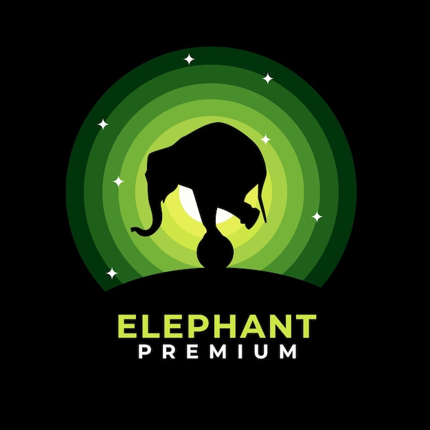 elephant vector template logo design