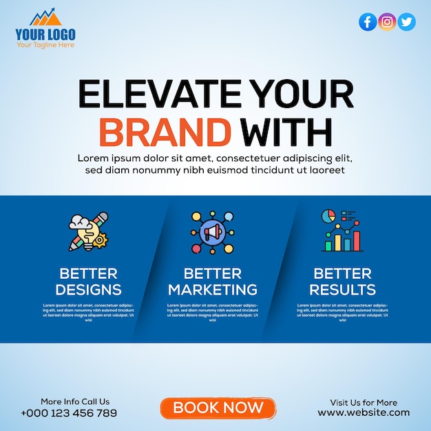 Elevate your brand with better design marketing result
