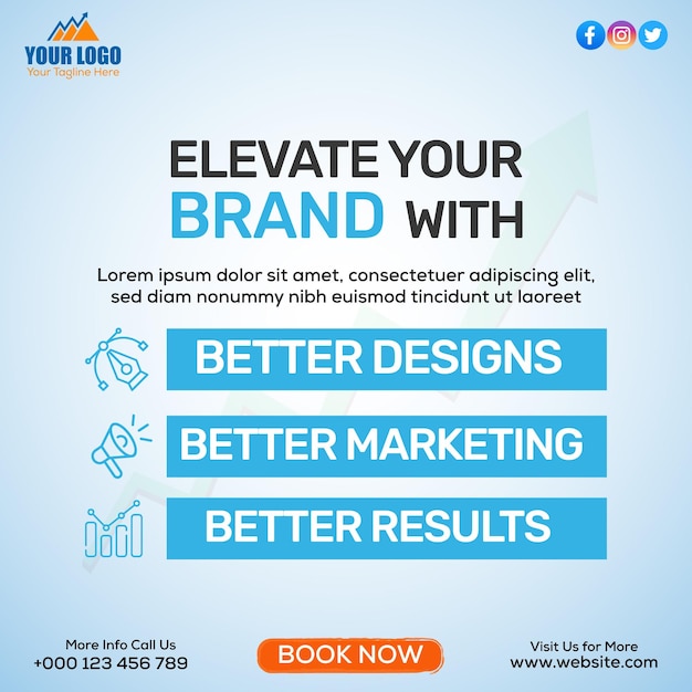 Elevate your brand with better design marketing result