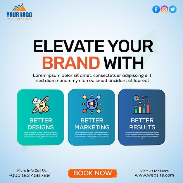 Elevate your brand with better design marketing result