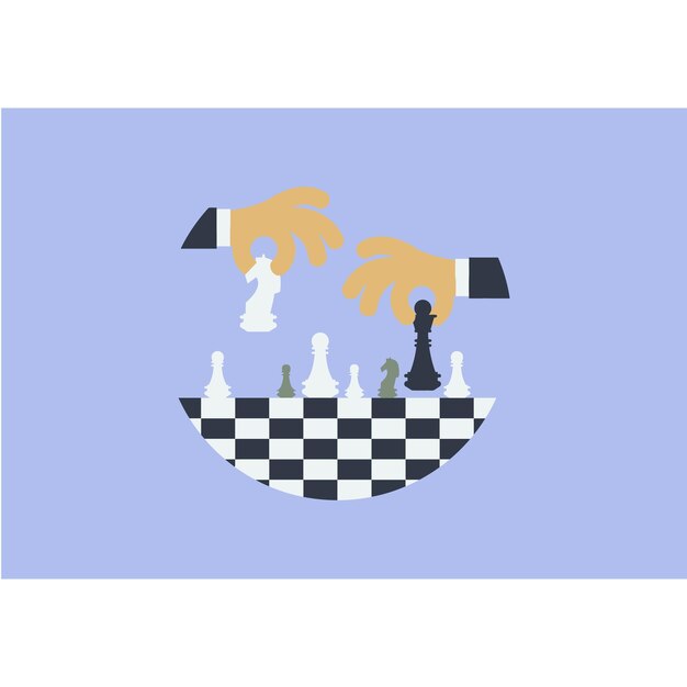 Elevate your designs for world chess day with captivating vector art icon design